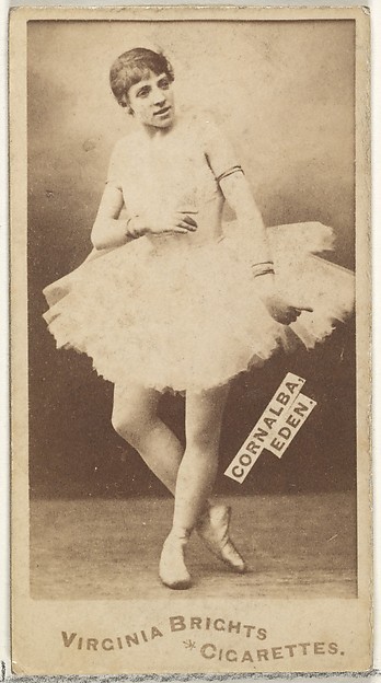 Allen & Ginter, Cornalba, Eden, from the Actors and Actresses series (N45, Type 1) for Virginia Brights Cigarettes