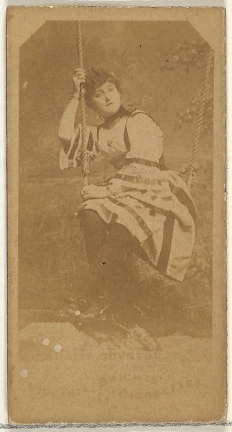 Allen & Ginter, Daisy Boynton, from the Actors and Actresses series (N45, Type 1) for Virginia Brights Cigarettes