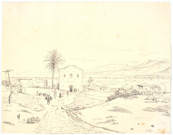 Martinus Rørbye, Græsk landskab, Vostiza