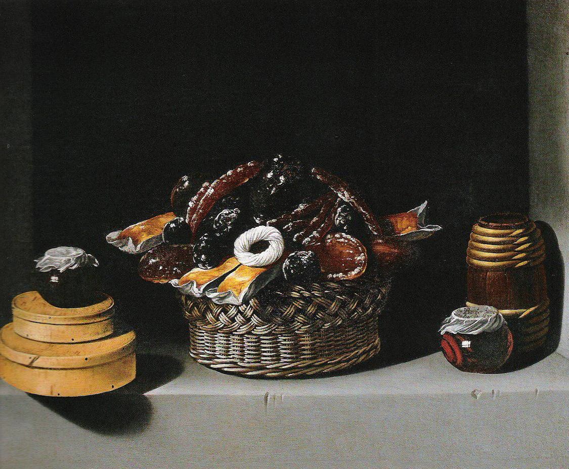 Juan van der Hamen, Still-Life with a Basket and Sweetmeats