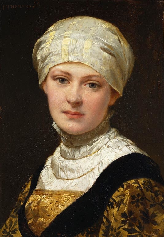 Paul Thumann, Study of a Head of a Girl