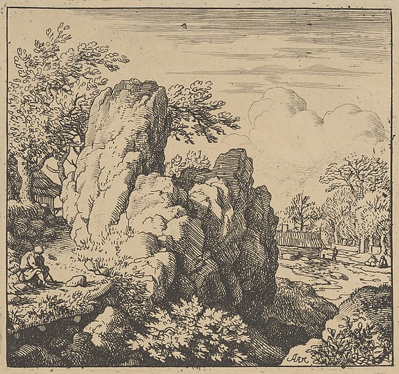 Allart van Everdingen, The Large Rock