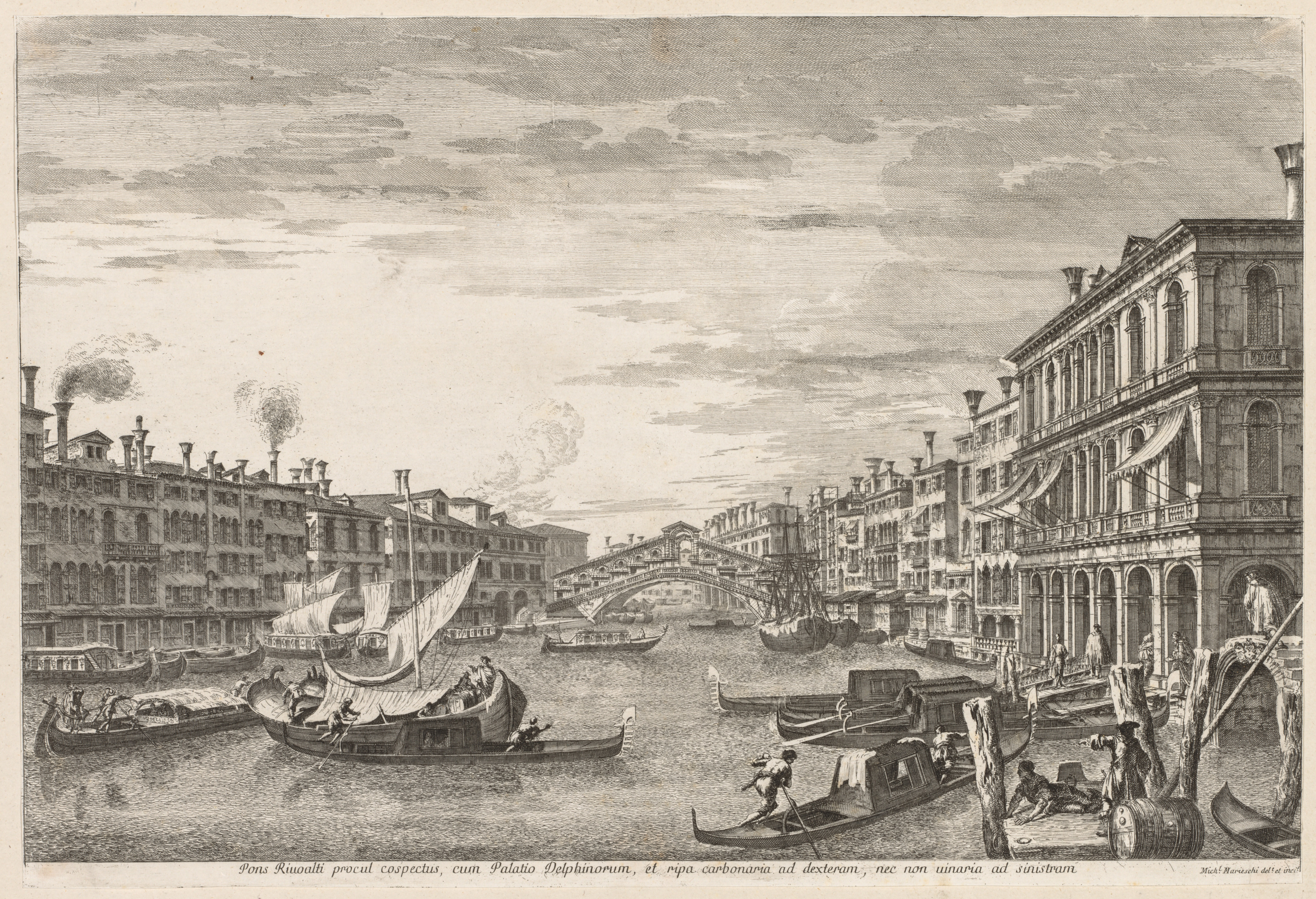 Michele Marieschi, Views of Venice:  Rialto
