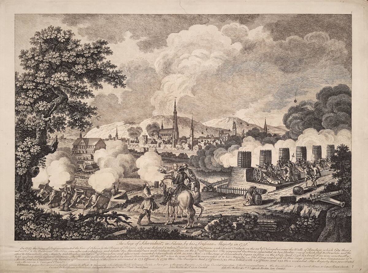 Anonym, Die Belagerung von Schweidnitz durch König Friedrich II. von Preußen im Jahre 1758