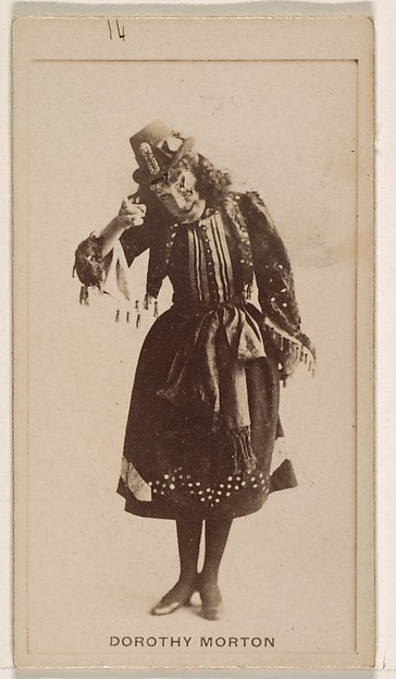 Kinney Brothers Tobacco Company, Dorothy Morton, from the Actresses series (N245) issued by Kinney Brothers to promote Sweet Caporal Cigarettes