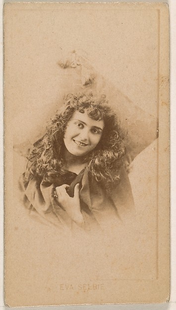 Kinney Brothers Tobacco Company, Eva Selbie, from the Actresses series (N245) issued by Kinney Brothers to promote Sweet Caporal Cigarettes