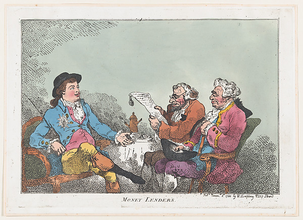 Thomas Rowlandson, Money Lenders
