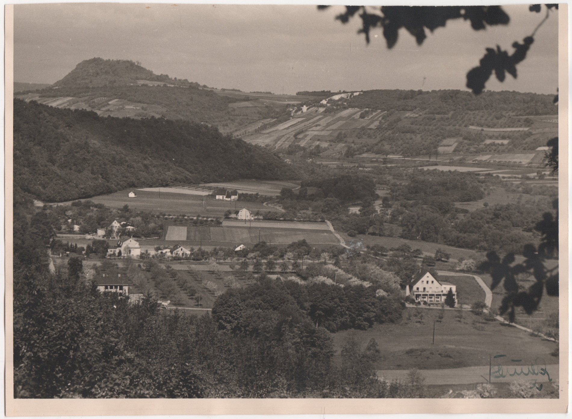 Jupp Schuld, Foto Blick vom Mühlenberg ins Kurviertel