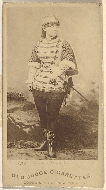 Goodwin & Company, From the Actors and Actresses series (N171) for Old Judge Cigarettes