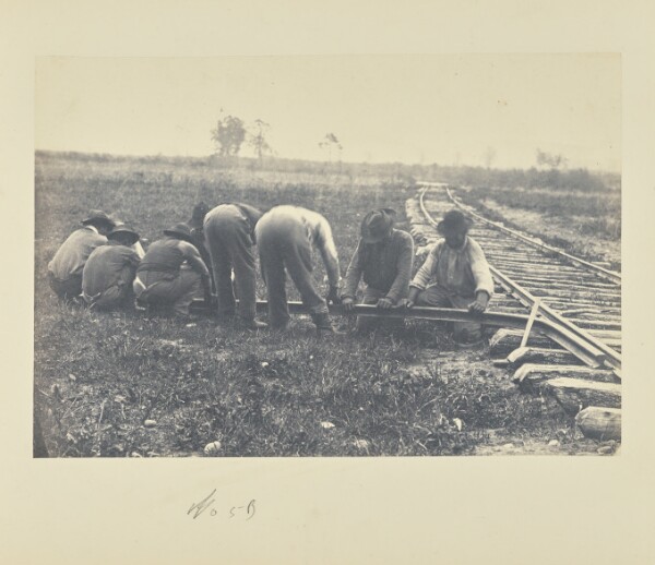 A. J. Russell, [Bending rails]