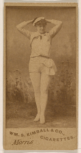 William S. Kimball & Company, Miss Morris, from the Actresses series (N203) issued by Wm. S. Kimball & Co.