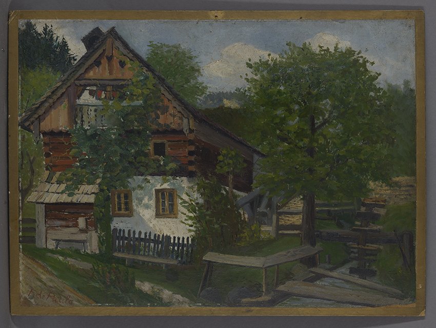 F. de Paula, Mühle im Waldtal, 1. Hälfte 20. Jahrhundert
