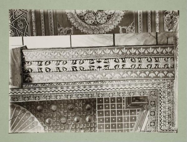 K.A.C. Creswell, Interior detail of the Dome of the Rock, Jerusalem