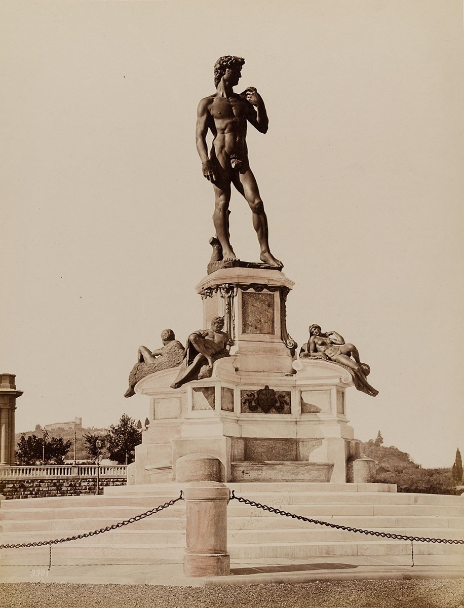 Giacomo Brogi, Florenz - David von Michelangelo