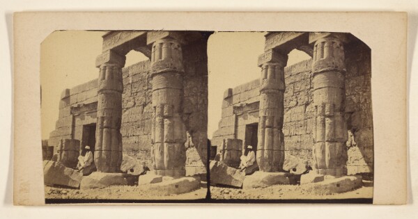 Francis Frith, [The Temple of Errelek, Thebes]