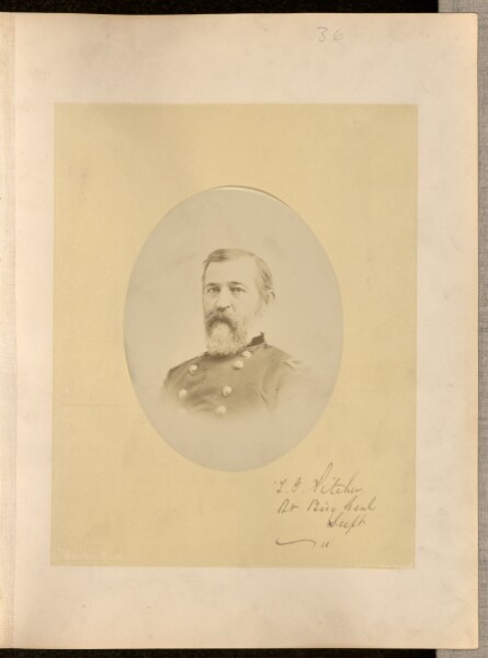 George Kendall Warren, T.G. Pitcher, Brevet Brigadier General, Superintendent