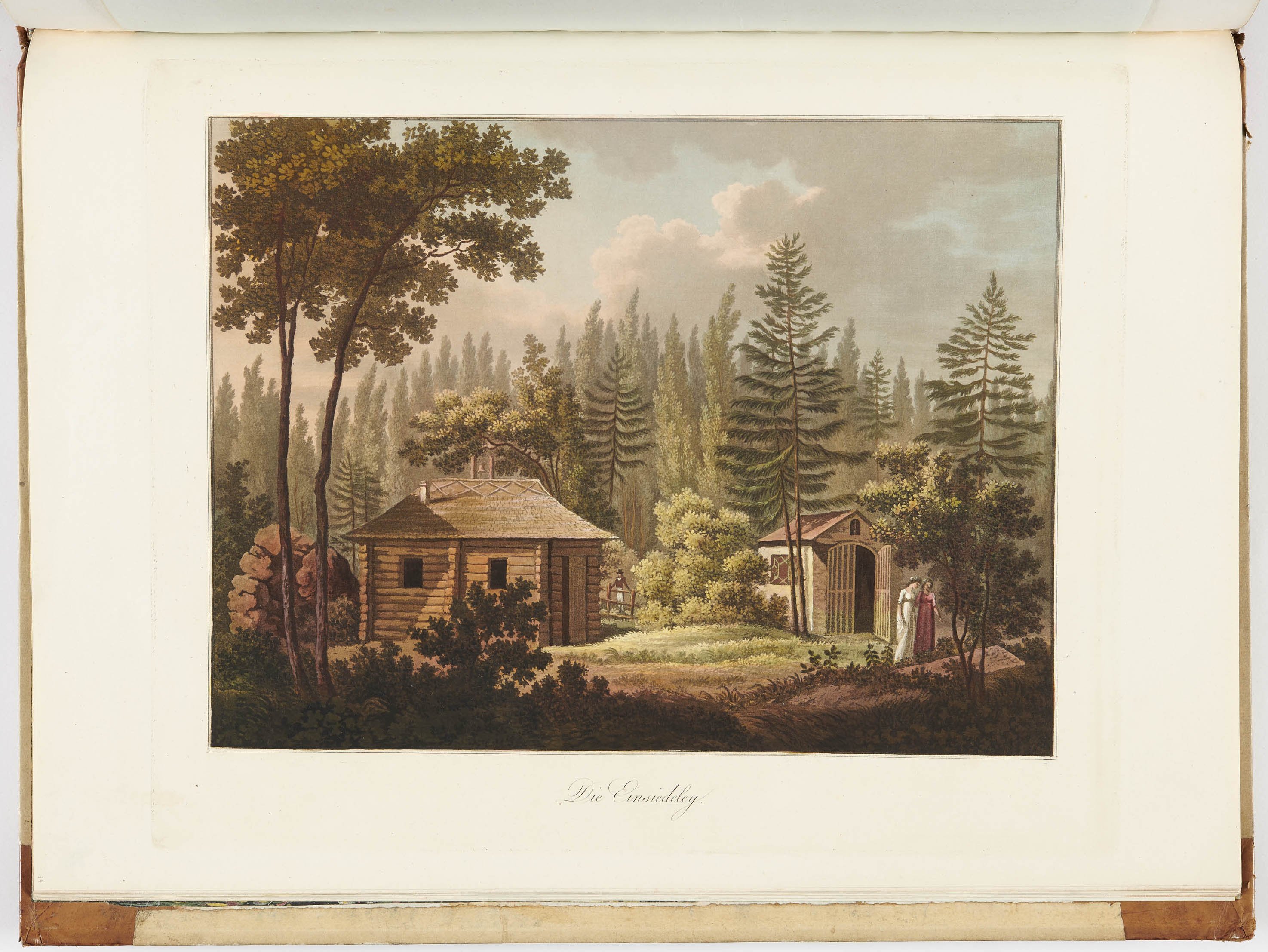 Johann Friedrich Frauenholz, "Die Einsiedeley" in Hohenheim