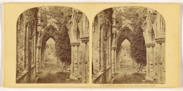 Unknown, Tintern Abbey - south Aisle looking west