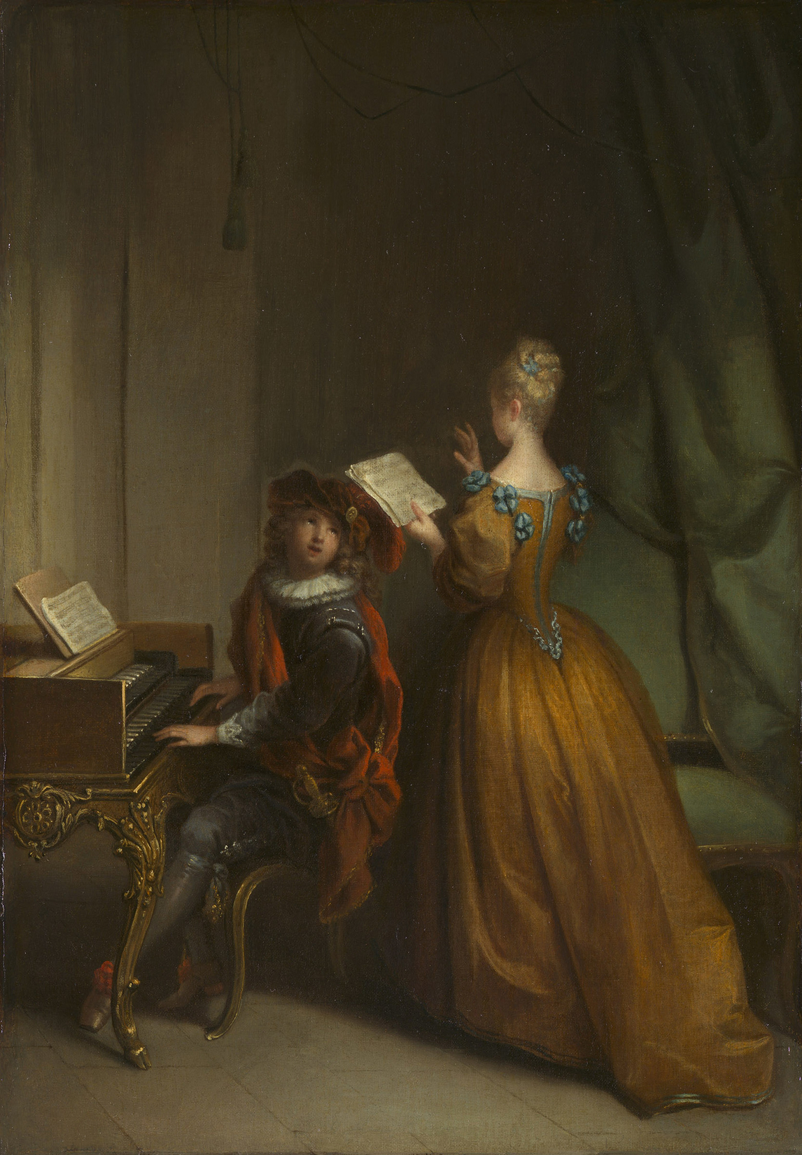 Jean Raoux, The Singing Lesson