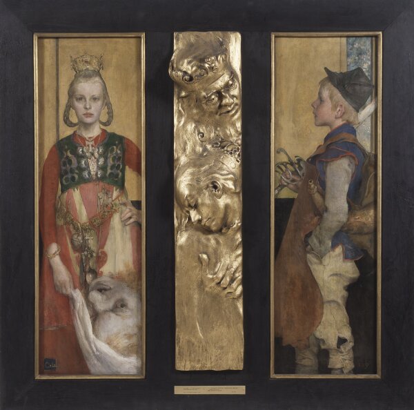 Carl Larsson, Prinsessan. Del av diptyken Prinsessan och vallpojken