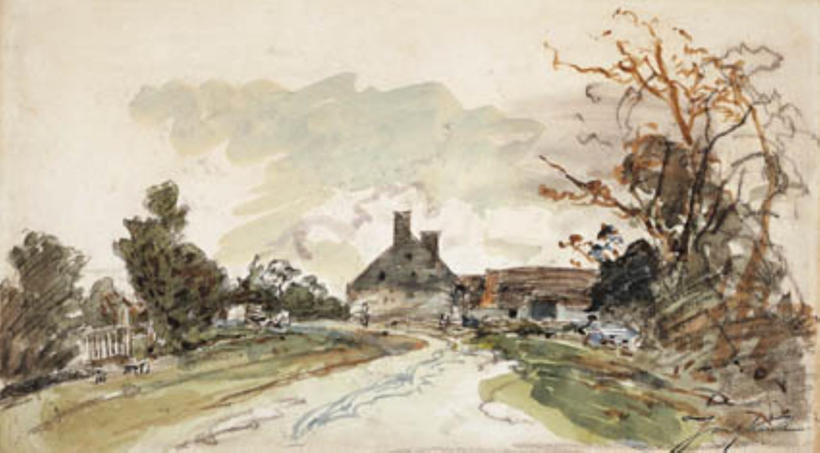 Johan Barthold Jongkind, Vejen gennem Côte-Saint-André ved Grenoble
