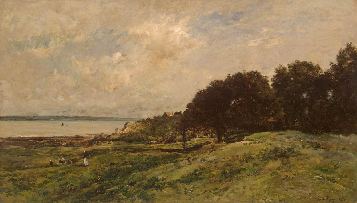 Charles-François Daubigny, Seashore at Villerville