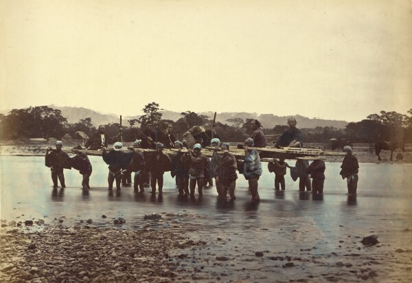Felice Beato, The Ford at Sakawa-Nagawa