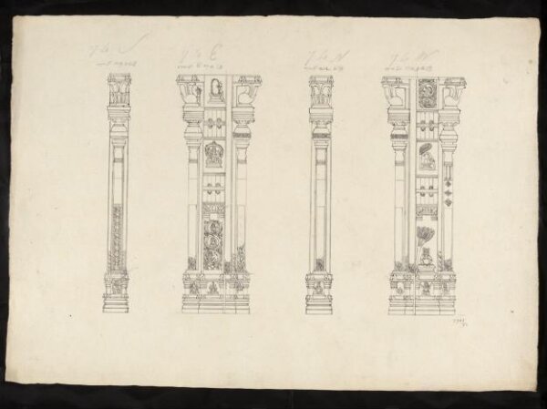 Unknown, Architectural drawing of Tirumala Nayak at Madura,