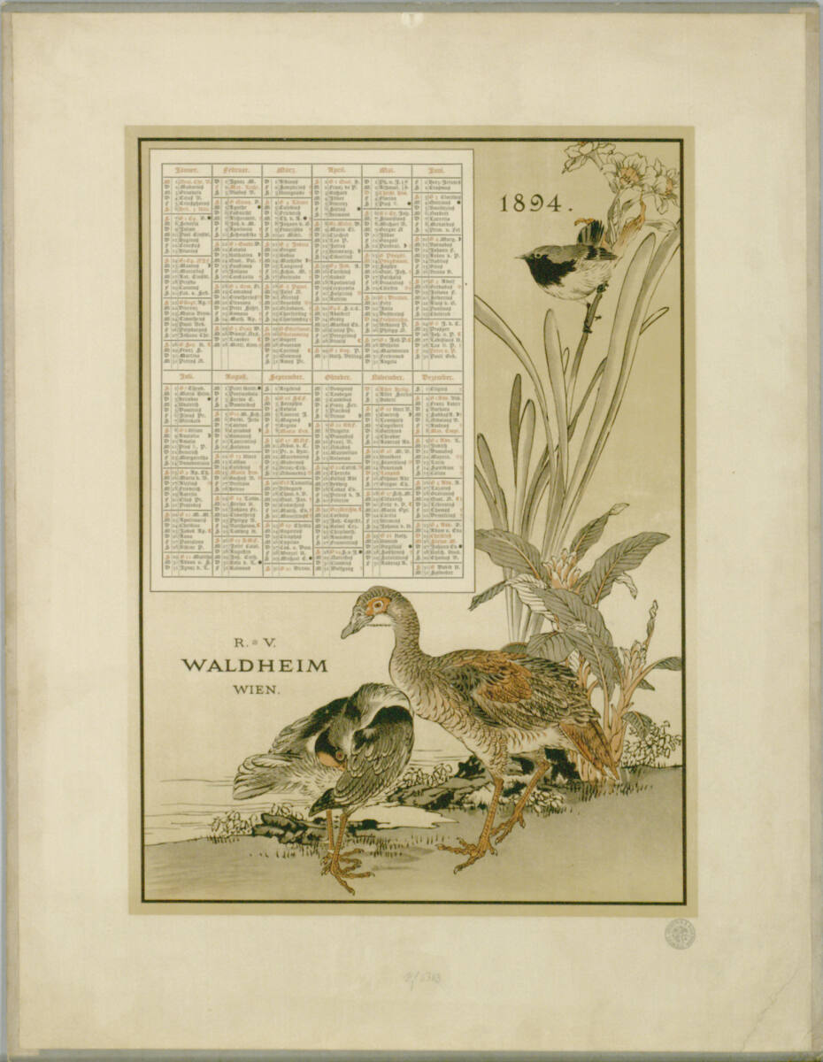 Anonym, 1894; R. V. WALDHEIM; WIEN