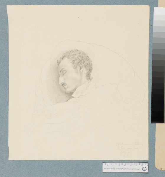 Unknown artist, Hauptmann Quistorp als Toter