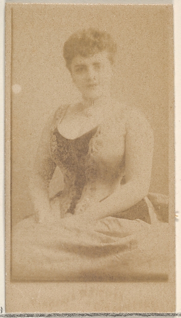 Allen & Ginter, From the Actors and Actresses series (N45, Type 4) for Virginia Brights Cigarettes