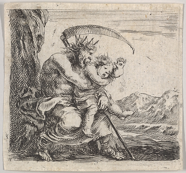 Stefano della Bella, Saturn, from "Game of Mythology" (Jeu de la Mythologie)