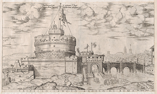 Anonymous, Castello Sant' Angelo, from "Speculum Romanae Magnificentiae"