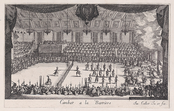 Jacques Callot, Le Combat (The Combat), from "Le Combat a la Barrière"