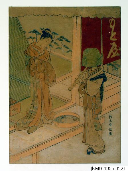 Suzuki Harunobu, Träsnitt, Bildkonst, Woodblock, Woodcut, Print