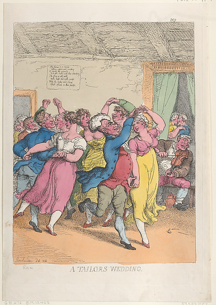 Thomas Rowlandson, A Tailors Wedding
