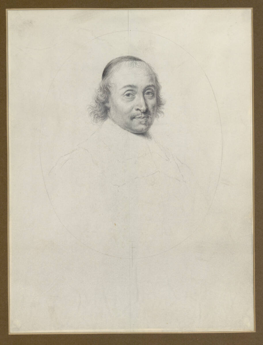 PietervanSchuppen, Bildnisstudie eines geistlichen Würdenträgers (Brustbild im Oval)