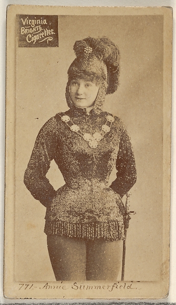 Allen & Ginter, Card 771, Annie Summerfield, from the Actors and Actresses series (N45, Type 2) for Virginia Brights Cigarettes