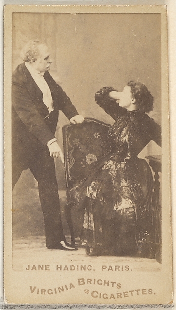 Allen & Ginter, Jane Hading, Paris, from the Actors and Actresses series (N45, Type 1) for Virginia Brights Cigarettes