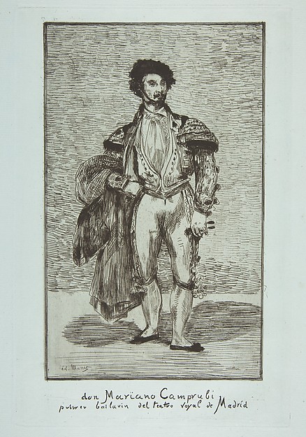 Edouard Manet, Don Mariano Camprubi (Le Baïlarin)