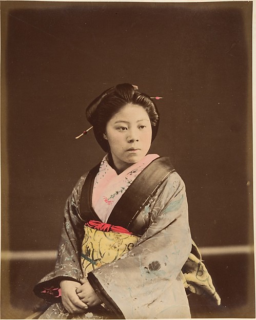 Unknown, Shin, A Well-known Tea House Girl in Yokohama
