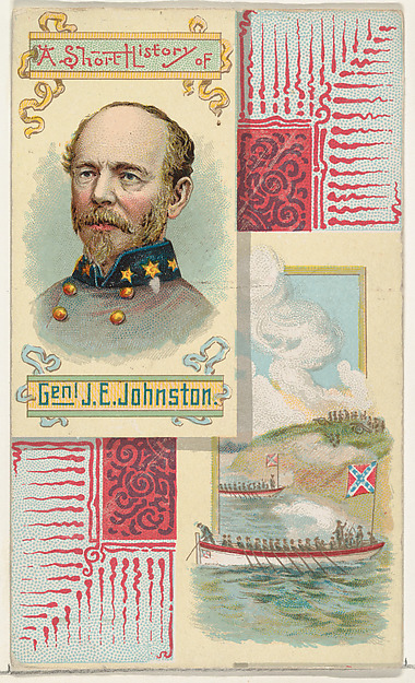 W. Duke, Sons & Co., A Short History of General J. E. Johnston, from the Histories of Generals series (N114) issued by W. Duke, Sons & Co. to promote Honest Long Cut Smoking and Chewing Tobacco