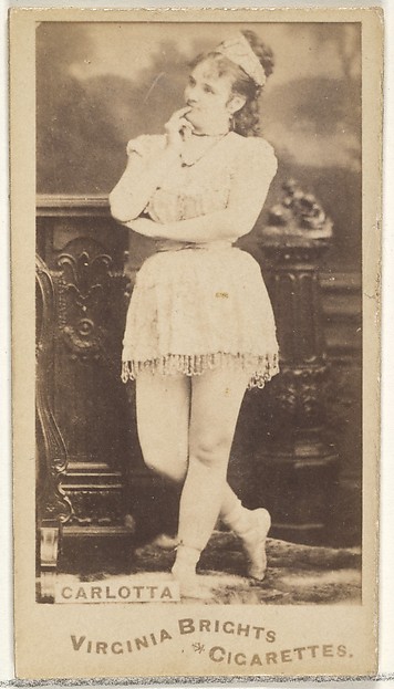 Allen & Ginter, Carlotta, from the Actors and Actresses series (N45, Type 1) for Virginia Brights Cigarettes