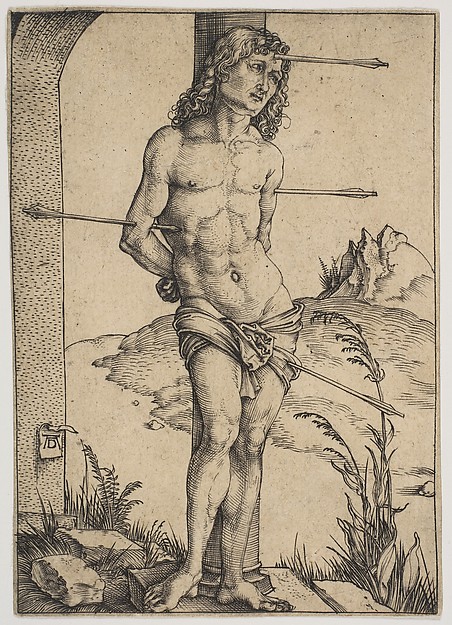 Albrecht Dürer, Saint Sebastian Bound to the Column