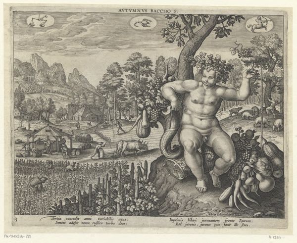 Collaert, Adriaen, (-1618), (printmaker), The four seasons: Autumn