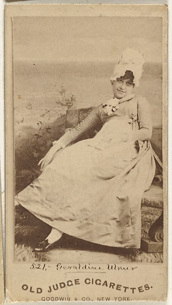Goodwin & Company, Geraldine Ulmer, from the Actors and Actresses series (N171) for Old Judge Cigarettes