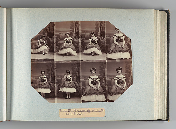 André-Adolphe-Eugène Disdéri, Mlle Mourawieff dans Giselle