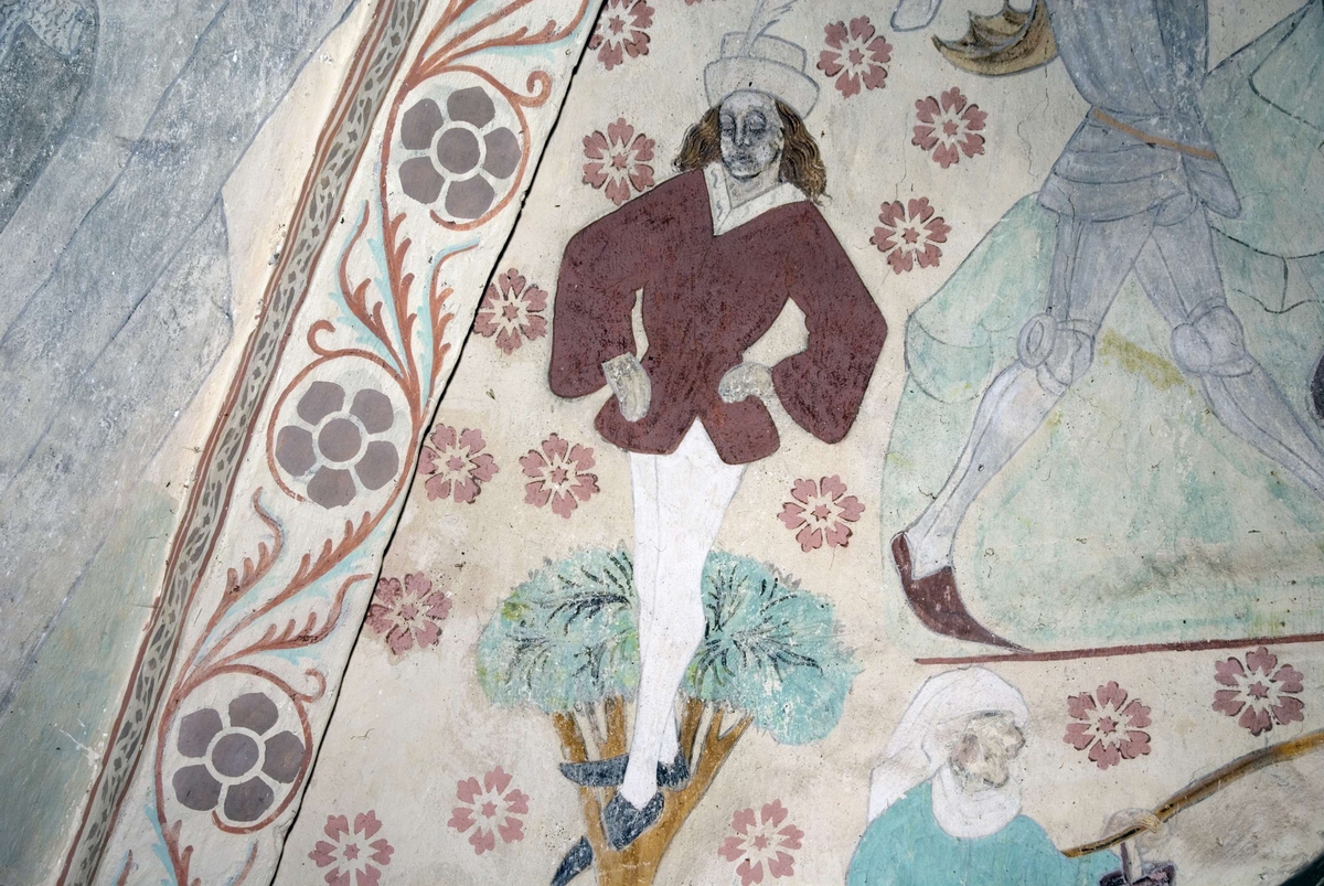 Bengt Backlund, Kalkmålning i Husby-Sjutolfts kyrka, Uppland 2009