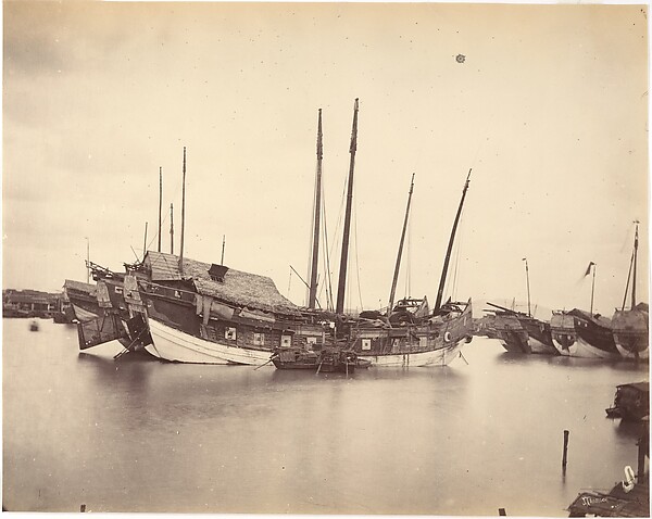 John Thomson, Mercantile Junks at Canton