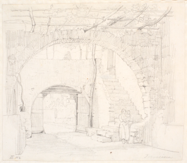 Wilhelm Marstrand, Fra en gade i "Terracina"